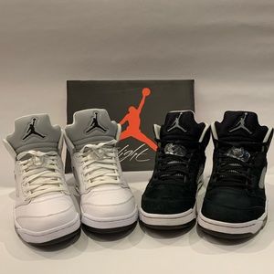 Air Jordan 5 Silver Metallic + Oreo 2 pair Lot 🔥